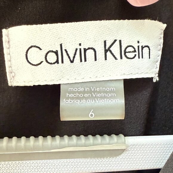 Calvin Klein Commuter V-Neck A-Line Dress - Picture 9 of 10